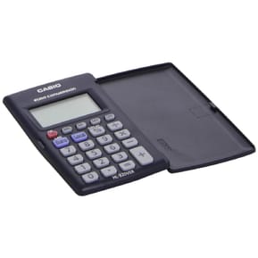 Calculatrice CASIO Calculatrice de poche étui rigide conversion euro 8 chiffres HL820VER — image 2