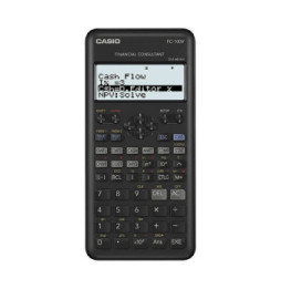 Calculatrice CASIO Calculatrice financière CASIOB FC-100V-2 Noir