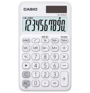 Calculatrice CASIO Calculatrice SL-310UC-WE blanc