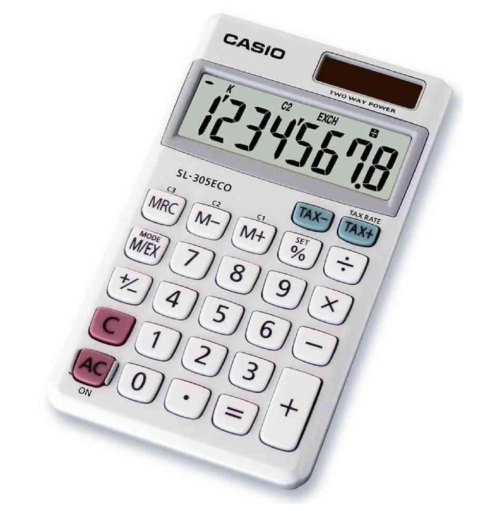 Calculatrice CASIO Calculatrice SL305 eco