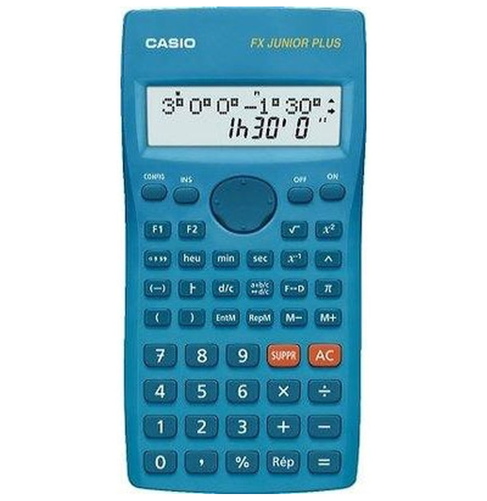 Calculatrice Casio FX Junior Plus - Calculatrice scolaire du CM1 au CM2