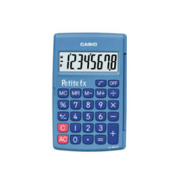 Calculatrice Casio Petite FX Bleu - Calculatrice de poche du CP au CE2