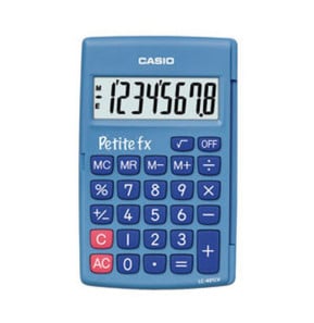 Calculatrice Casio Petite FX Bleu -...