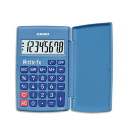 Calculatrice Casio Petite FX Bleu - Calculatrice de poche du CP au CE2