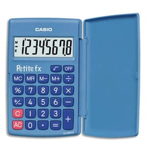 Calculatrice Casio Petite FX Bleu - Calculatrice de poche du CP au CE2 — image 2