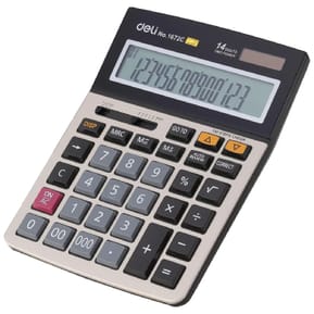 Calculatrice DELI Calculatrice bureau métal 14 chiffres 150 contrôles — image 2