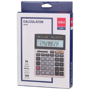 Calculatrice DELI Calculatrice bureau métal 14 chiffres 150 contrôles — image 3