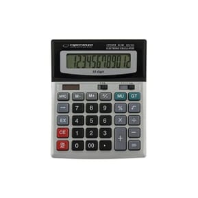 Calculatrice ESPERANZA Calculatrice EULER de Bureau Solaire ECL103 - 12 Chiffres