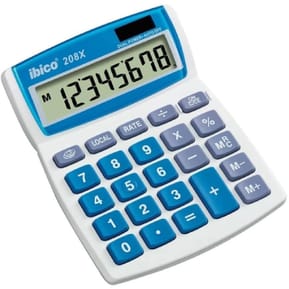Calculatrice IBICO 208X Calculatrice de Bureau Ecran Inclinable
