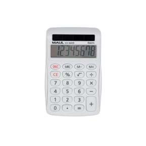 Calculatrice MAUL Calculatrice de bureau ECO MJ 455, 8 chiffres blanc