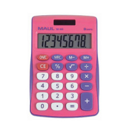 Calculatrice MAUL Calculatrice de bureau MJ 450, 8 chiffres, rose