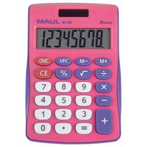 Calculatrice MAUL Calculatrice de bureau MJ 450, 8 chiffres, rose