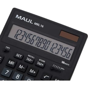 Calculatrice MAUL Calculatrice de bureau MXL 16, 16 chiffres, noir — image 3