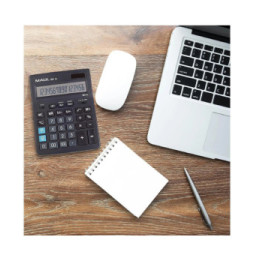 Calculatrice MAUL Calculatrice de bureau MXL 16, 16 chiffres, noir