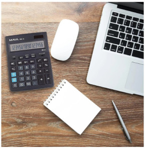 Calculatrice MAUL Calculatrice de bureau MXL 16, 16 chiffres, noir