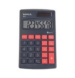 Calculatrice MAUL Calculatrice de poche M 8, 8 chiffres, noir
