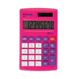 Calculatrice MAUL Calculatrice de poche M 8, 8 chiffres, rose