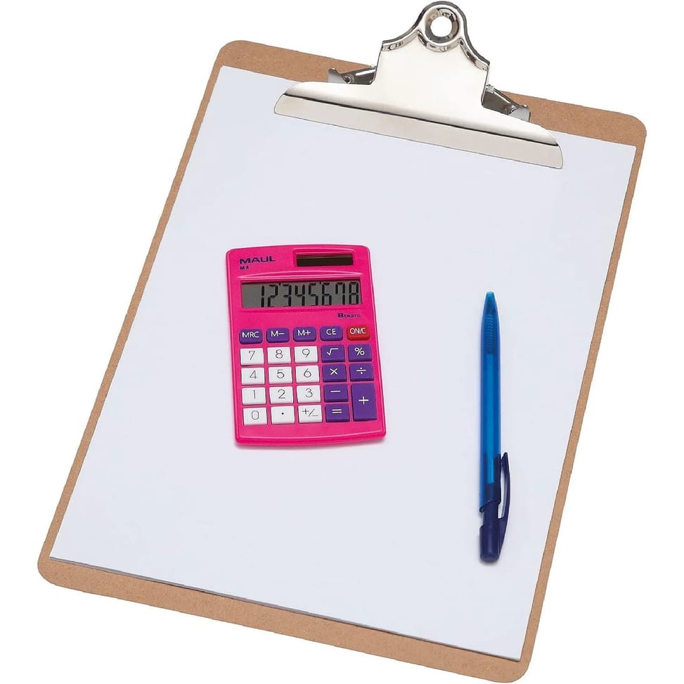 Calculatrice MAUL Calculatrice de poche M 8, 8 chiffres, rose — image 5