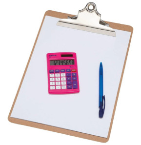 Calculatrice MAUL Calculatrice de poche M 8, 8 chiffres, rose