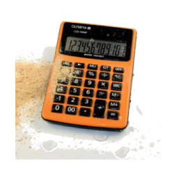 Calculatrice OLYMPIA Calculatrice de bureau LCD 1000P, solaire/pile