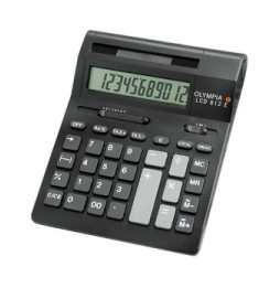 Calculatrice OLYMPIA Calculatrice de bureau LCD-612 SD