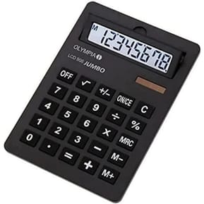 Calculatrice OLYMPIA Calculatrice de poche LCD-908 Jumbo 8 Chiffres
