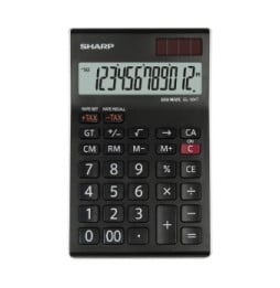 Calculatrice SHARP Calculatrice table EL-124 TWH Solaire/Pile LCD 12Chiffres