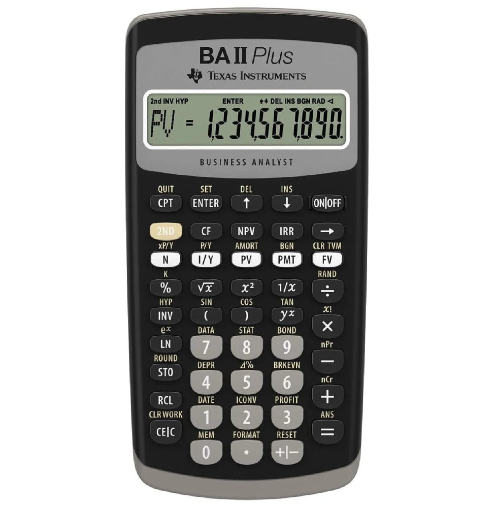 Calculatrice TEXAS INSTRUMENTS Calculatrice BA II Plus™