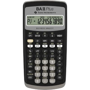 Calculatrice TEXAS INSTRUMENTS Calculatrice BA II Plus™