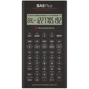 Calculatrice TEXAS INSTRUMENTS Calculatrice BA II Plus™ Professional