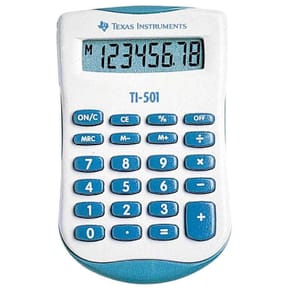 Calculatrice TEXAS INSTRUMENTS Calculatrice de poche TI-501 - 8 chiffres