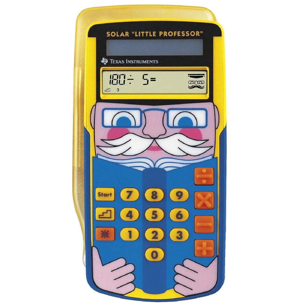 Calculatrice TEXAS INSTRUMENTS Calculatrice scolaire LITTLE PROFESSOR solaire