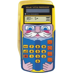Calculatrice TEXAS INSTRUMENTS Calculatrice scolaire LITTLE PROFESSOR solaire