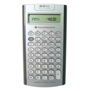 Calculatrice Texas Intruments BA II Plus...