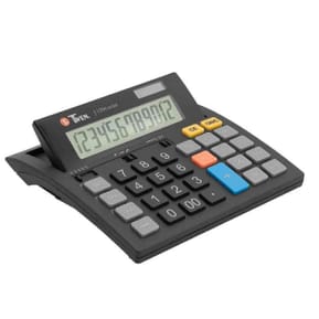 Calculatrice TRIUMPH ADLER calculatrice de bureau TWEN J-1200 solar, 12 carac.