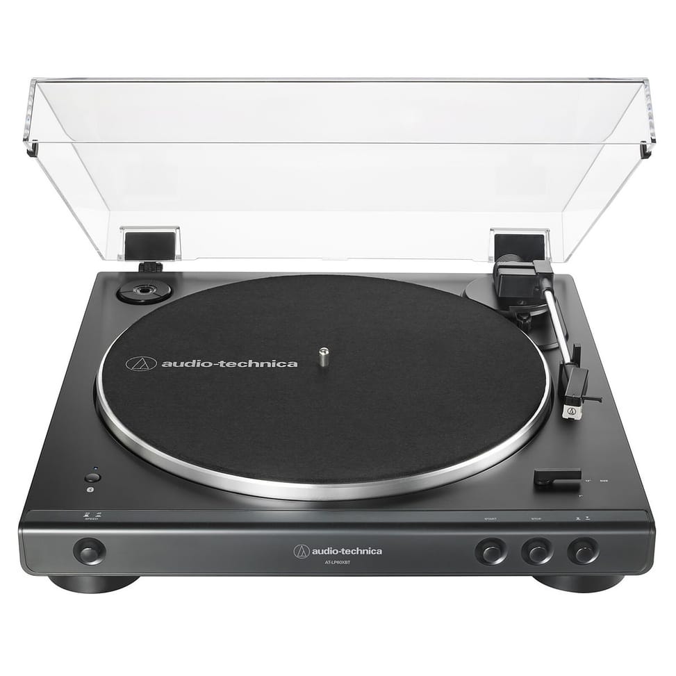 مشغل أسطوانات Audio-Technica AT-LP60XBT أسود — صورة 1