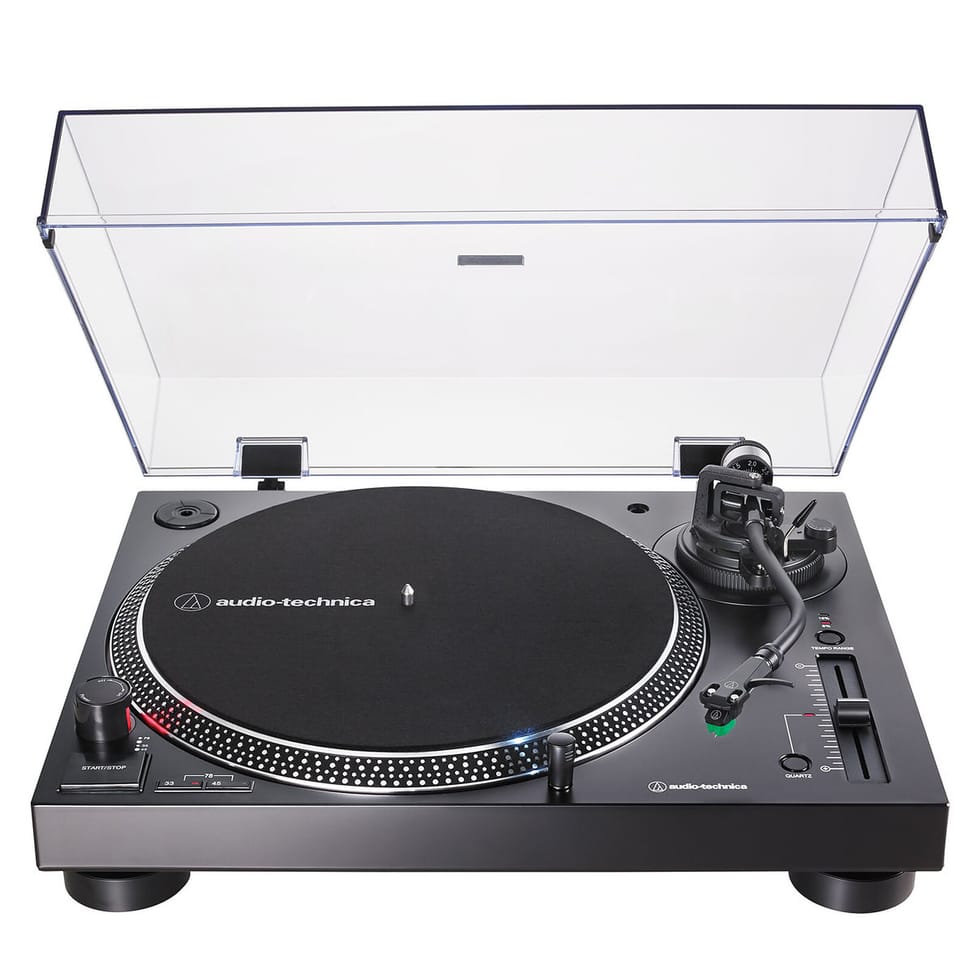 مشغل أسطوانات Audio-Technica AT-LP120XUSB أسود — صورة 1