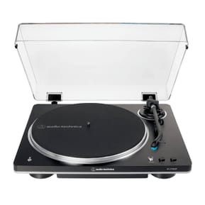 مشغل أسطوانات Audio-Technica AT-LP70XBT أسود