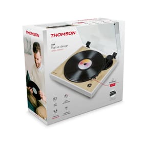 Thomson TT301 - Platine Tourne Disque Design Blanc Bois – TT301 — image 3