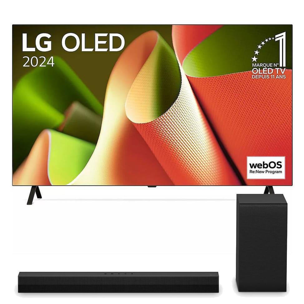 TV LG OLED55B4 + LG S40T — image 1