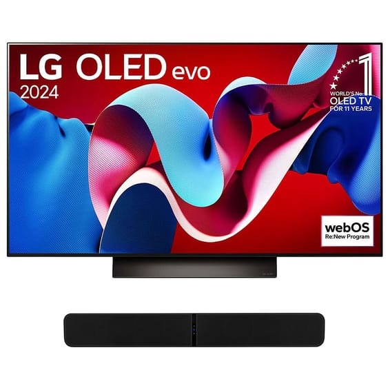 TV LG OLED65C4 + Bluesound Pulse Soundbar+ Noir