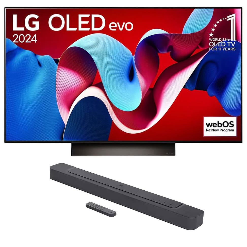 TV LG OLED55C4 + JBL Bar 300 — image 1