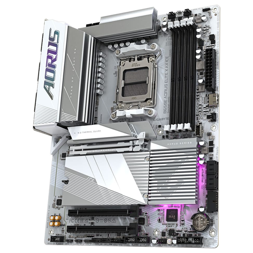 Carte mère Gigabyte B650E AORUS ELITE X AX ICE — image 3