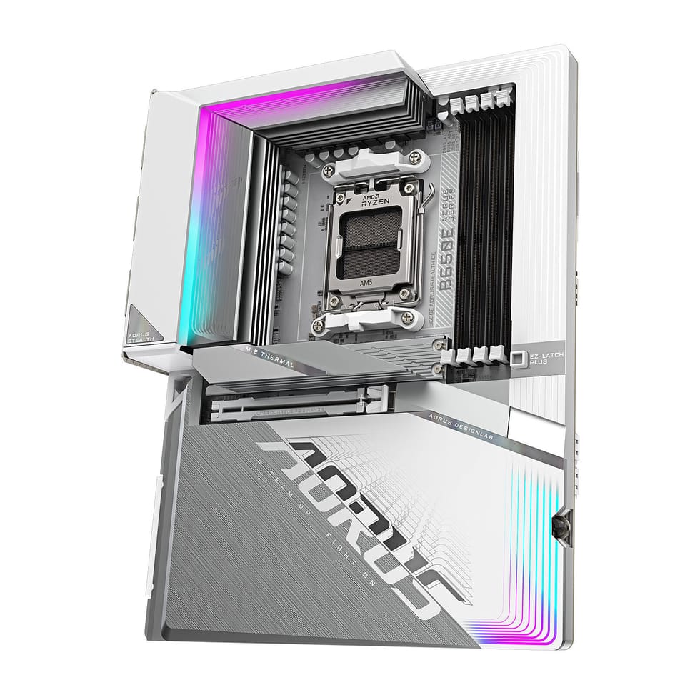 Carte mère Gigabyte B650E AORUS STEALTH ICE — image 3