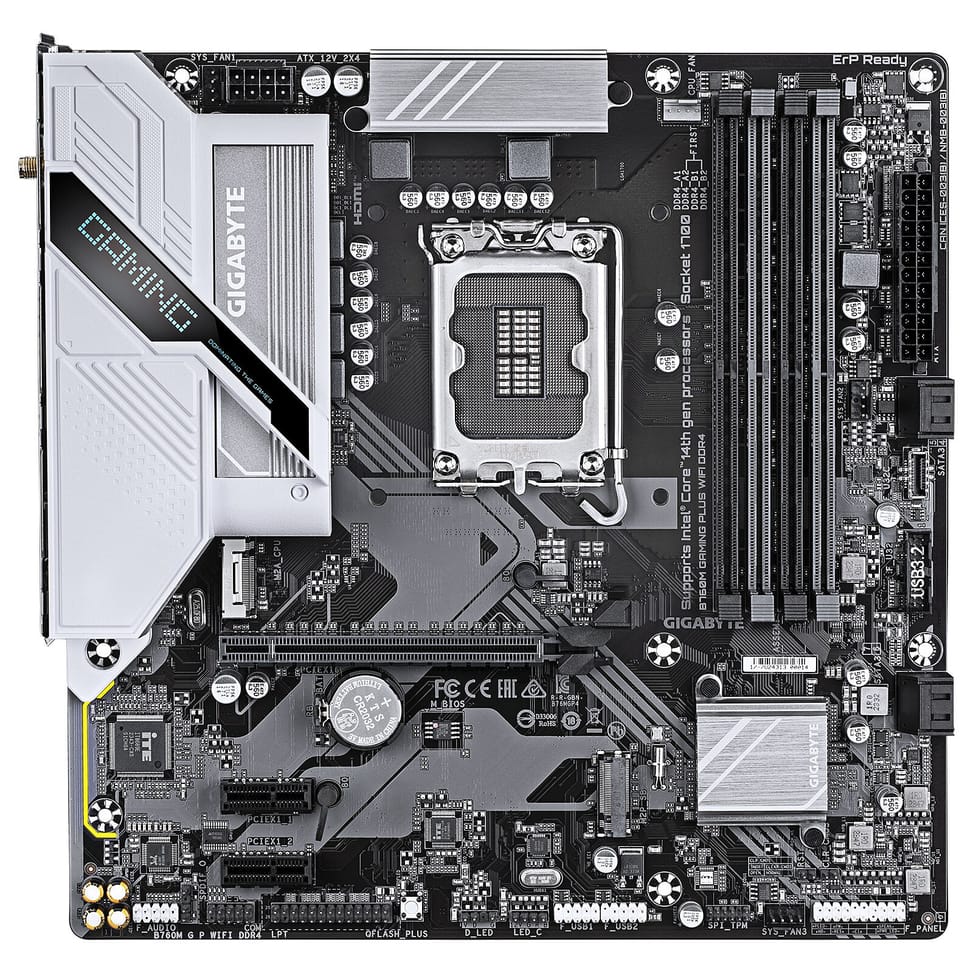 Carte mère Gigabyte B760M GAMING PLUS WIFI DDR4 — image 2