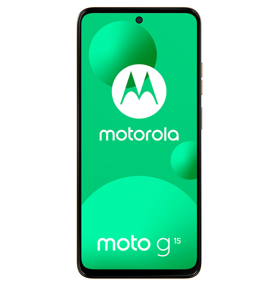 Téléphone Motorola Motorola Moto G15 Orange Mandarine