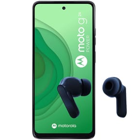 Téléphone Motorola Motorola Moto G24 Power Bleu Glacier + Motorola Buds (Marine)
