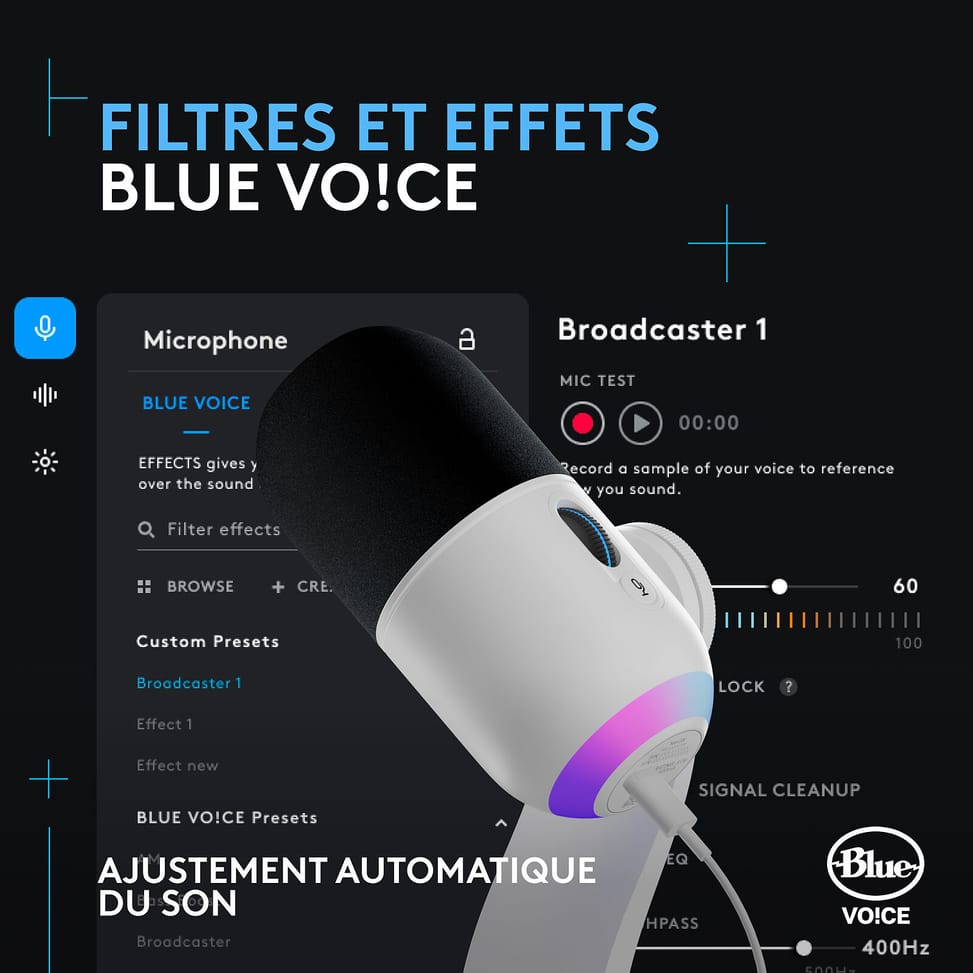 Logitech G Yeti GX (Blanc) — image 4