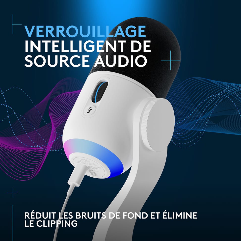 Logitech G Yeti GX (Blanc) — image 5