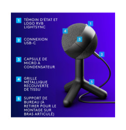 Logitech G Yeti Orb (Noir)